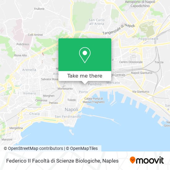 Federico II Facoltà di Scienze Biologiche map