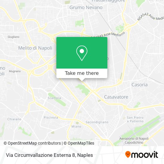 Via Circumvallazione Esterna 8 map