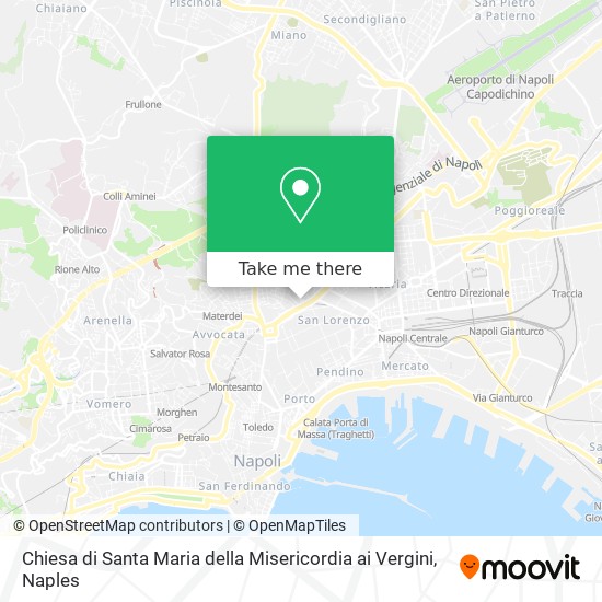 Chiesa di Santa Maria della Misericordia ai Vergini map