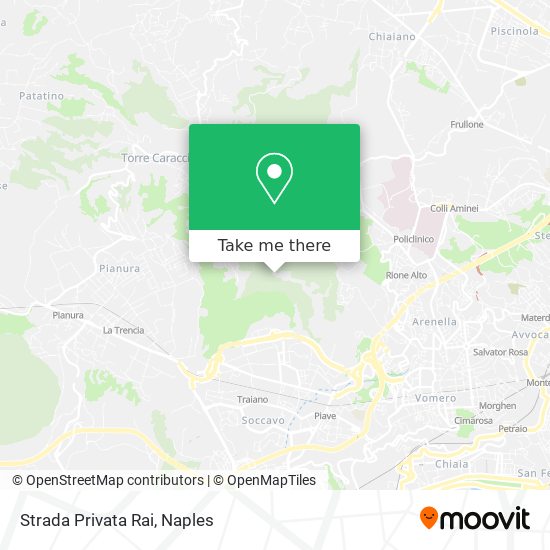 Strada Privata Rai map