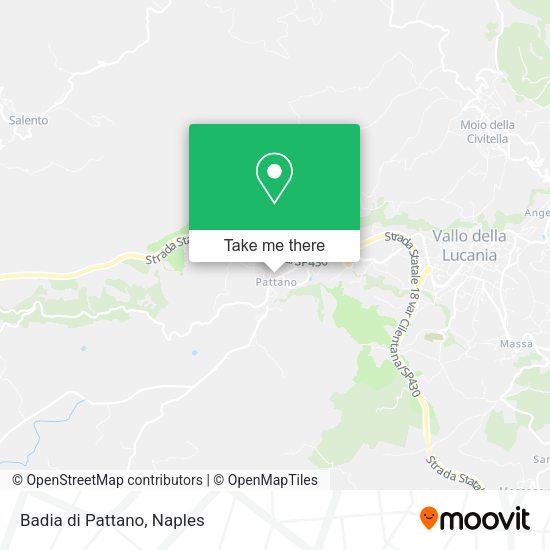 Badia di Pattano map
