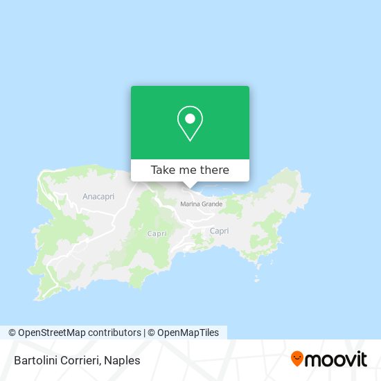 Bartolini Corrieri map