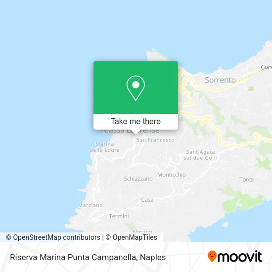 Riserva Marina Punta Campanella map