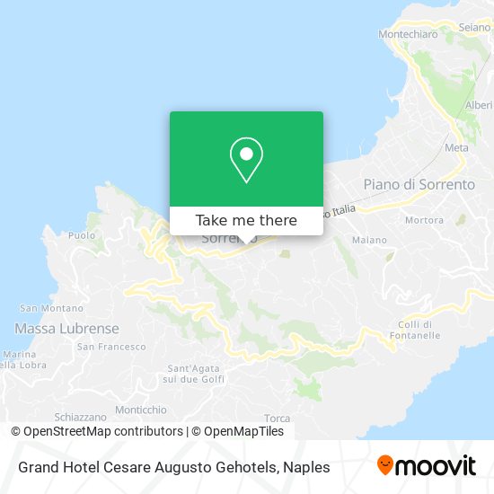 Grand Hotel Cesare Augusto Gehotels map