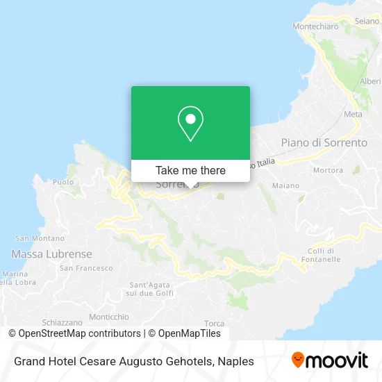Grand Hotel Cesare Augusto Gehotels map