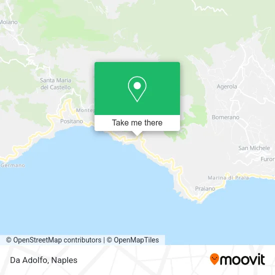 Da Adolfo map