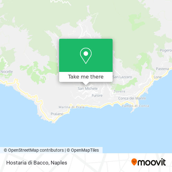 Hostaria di Bacco map