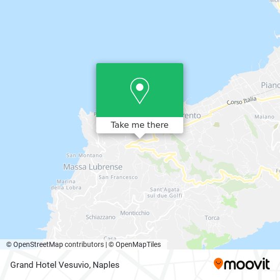 Grand Hotel Vesuvio map