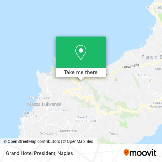 Grand Hotel President map