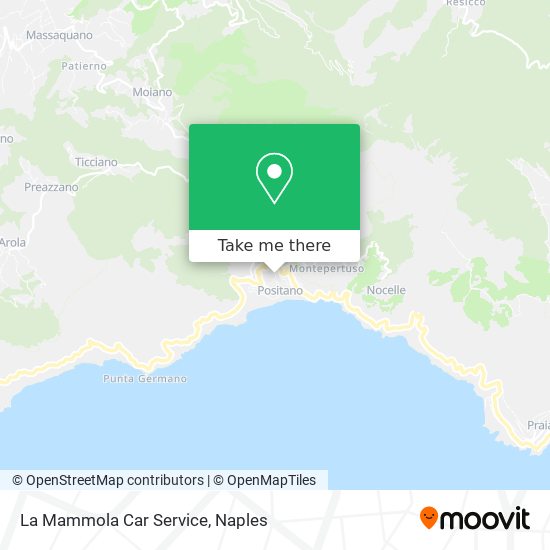 La Mammola Car Service map