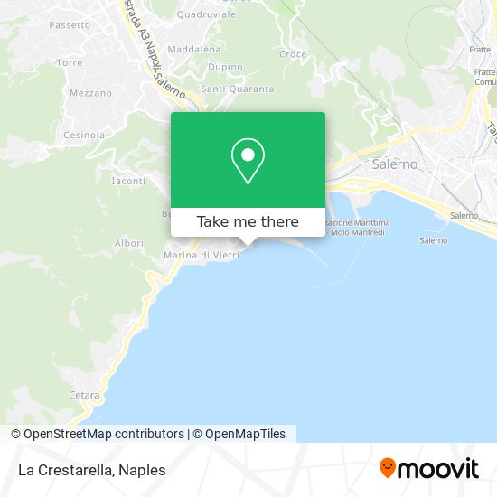 La Crestarella map