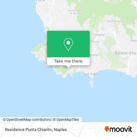 Residence Punta Chiarito map