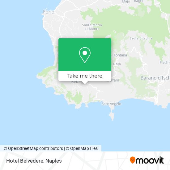 Hotel Belvedere map