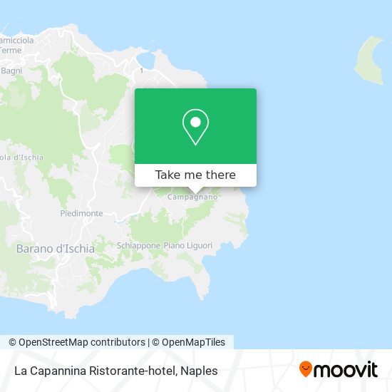 La Capannina Ristorante-hotel map