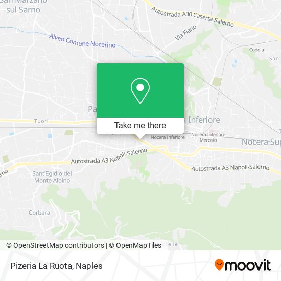 Pizeria La Ruota map
