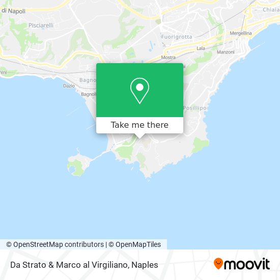 Da Strato & Marco al Virgiliano map
