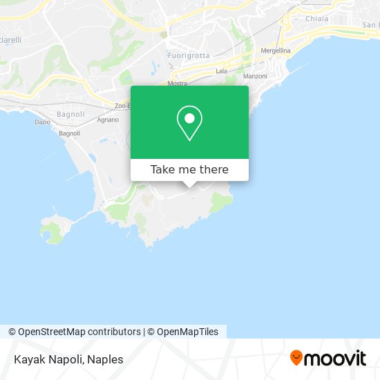 Kayak Napoli map