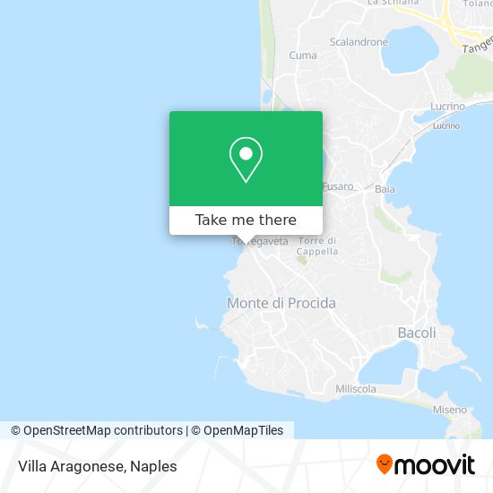 Villa Aragonese map