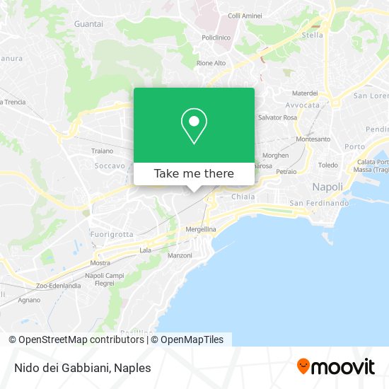 Nido dei Gabbiani map