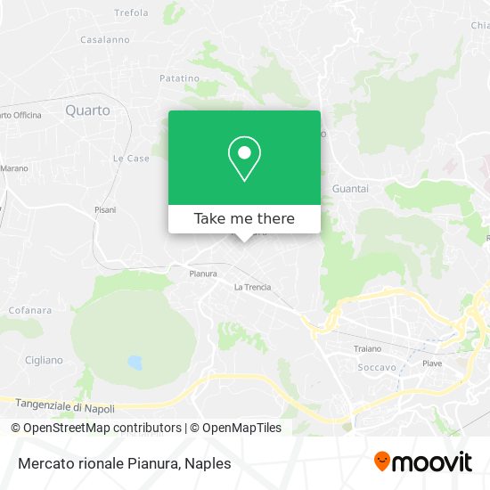 Mercato rionale Pianura map