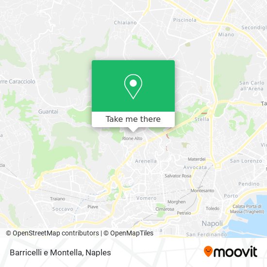 Barricelli e Montella map