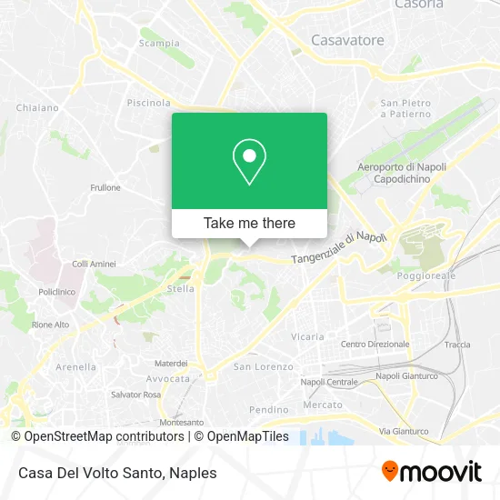 Casa Del Volto Santo map