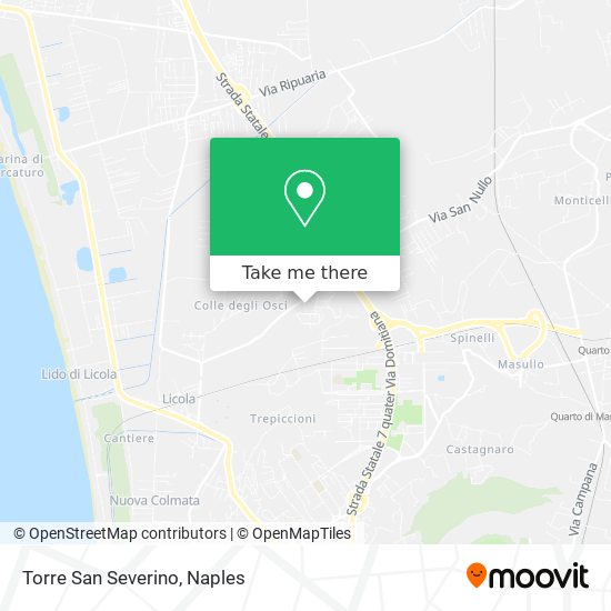 Torre San Severino map