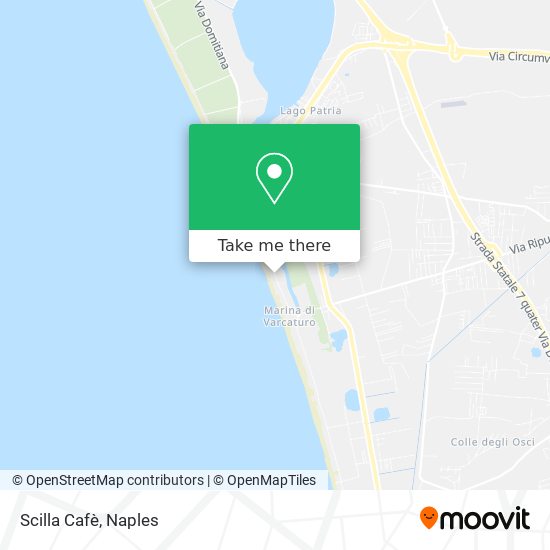 Scilla Cafè map