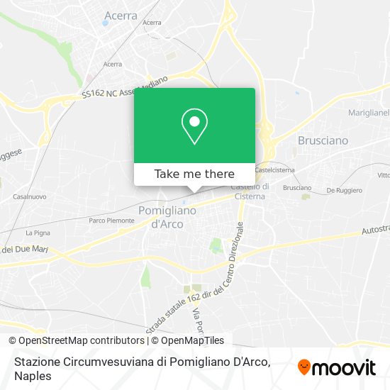 Stazione Circumvesuviana di Pomigliano D'Arco map