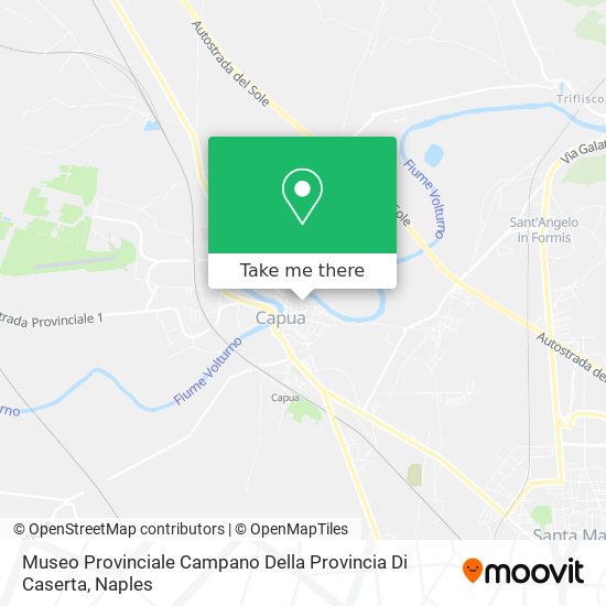 Museo Provinciale Campano Della Provincia Di Caserta map