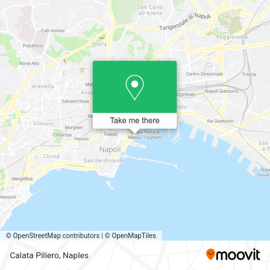 Calata Piliero map