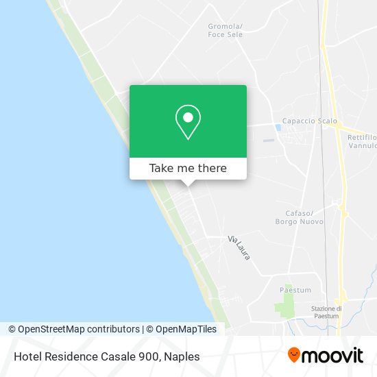 Hotel Residence Casale 900 map