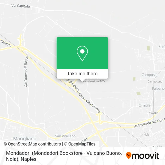 Mondadori (Mondadori Bookstore - Vulcano Buono, Nola) map