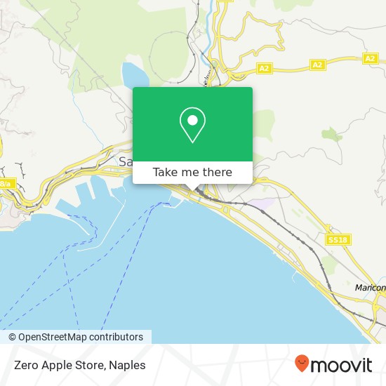 Zero Apple Store map