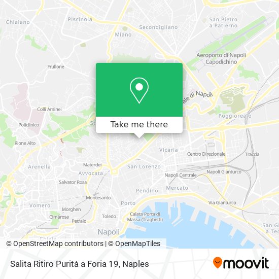 Salita Ritiro Purità a Foria 19 map