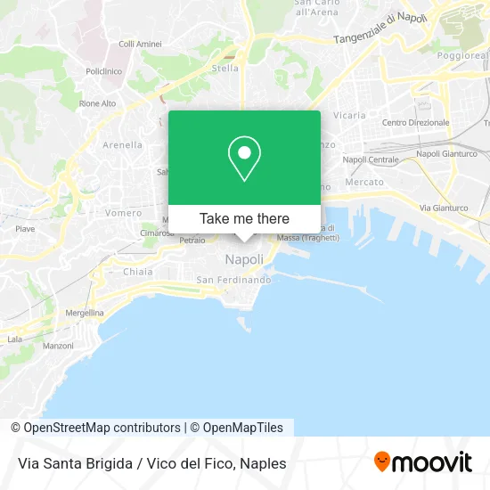 Via Santa Brigida / Vico del Fico map