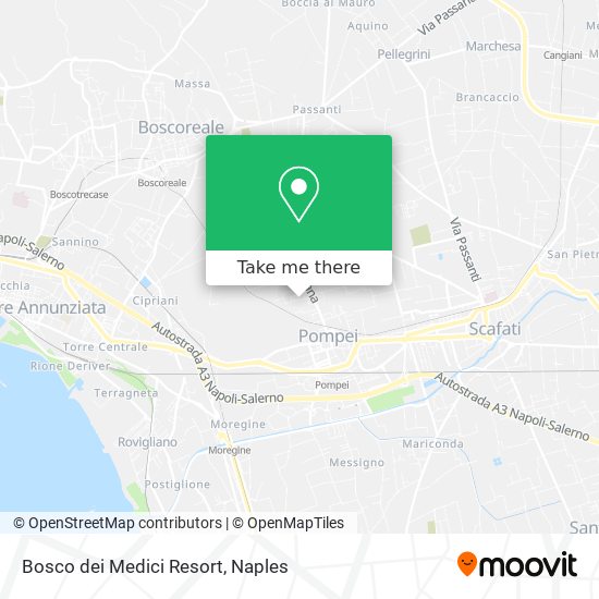 Bosco dei Medici Resort map