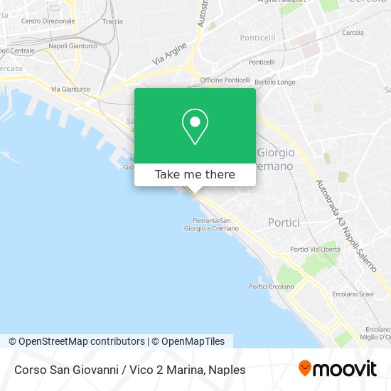 Corso San Giovanni / Vico 2 Marina map