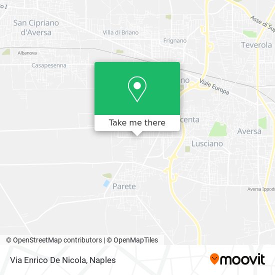 Via Enrico De Nicola map