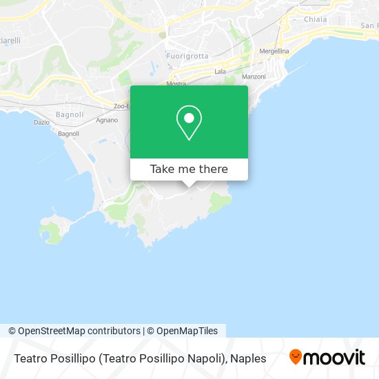 Teatro Posillipo (Teatro Posillipo Napoli) map