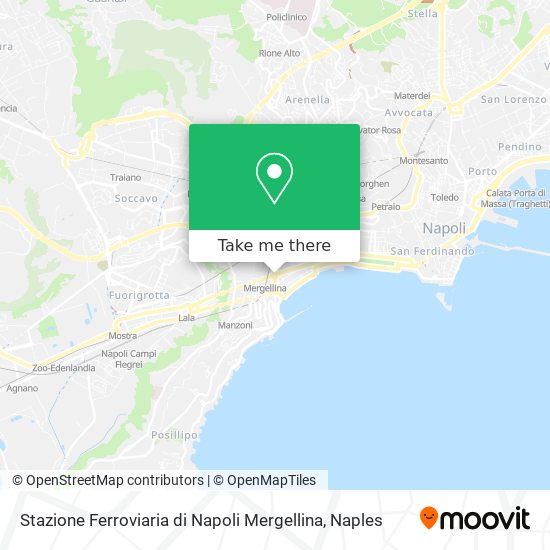 Stazione Ferroviaria di Napoli Mergellina map