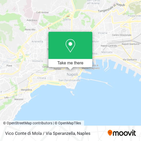 Vico Conte di Mola / Via Speranzella map