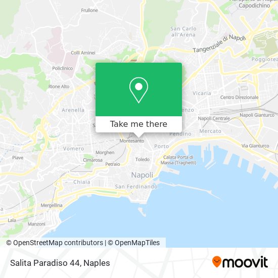 Salita Paradiso 44 map
