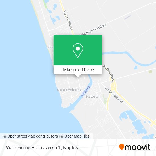 Viale Fiume Po Traversa 1 map
