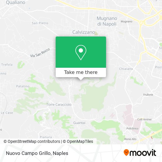 Nuovo Campo Grillo map
