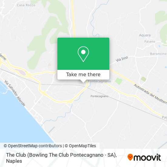The Club (Bowling The Club Pontecagnano - SA) map