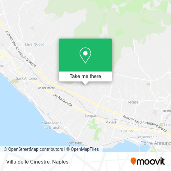 Villa delle Ginestre map
