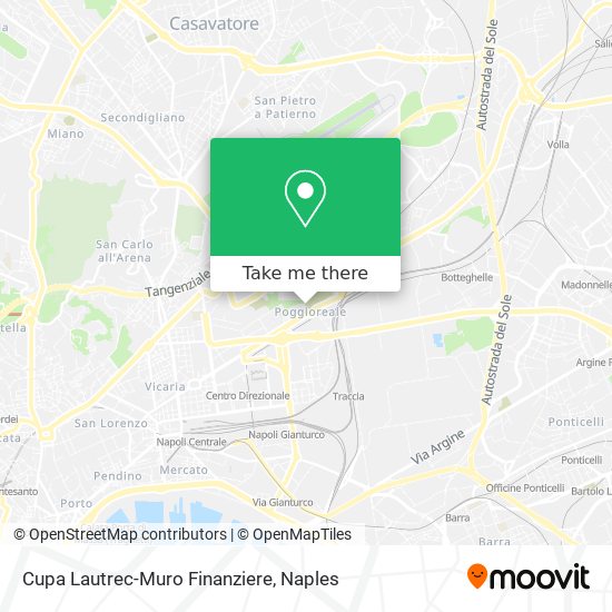 Cupa Lautrec-Muro Finanziere map