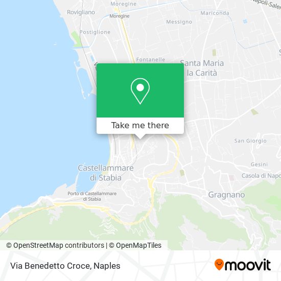 Via Benedetto Croce map