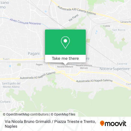Via Nicola Bruno Grimaldi / Piazza Trieste e Trento map